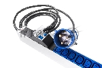 Блок силовых розеток Rem Rem-32, IEC 60320 С13 х 24, IEC 60320 С19 х 6, вход IEC 309, шнур 3 м, 1 463мм, однофазный 32А, автомат + индикатор, серый