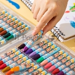 Масляная пастель Deli EC20114 Color Emotion шестигранные 18 цветов, пластиковая коробка