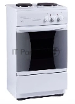 Плита электрическая Flama CE 3201 W белый, конфорок 2 шт, духовка 30 л, 50 см x 85 см x 36 см
