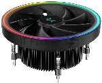 Кулер для процессора DEEPCOOL UL551 черный,(только сокет 1700), 136 мм, алюминий, 1800 об/мин, 26.8 дБ, 4 pin, 95 Вт, 71 мм