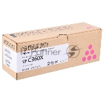 Картридж лазерный тип SP C360X малиновый для Ricoh SP C361SFNw (9K, только для МФУ)