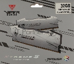 Оперативная память Patriot Viper Xtreme 5, DDR5, 32Gb (2x16Gb), 8000MHz, CL38, DIMM, с радиаторами, RGB, серебристый, вид 10
