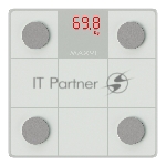 Весы напольные Maxvi BS101 белый