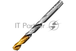 Сверло спиральное по металлу Denzel 12 x 151мм, Р6М5, Golden Tip
