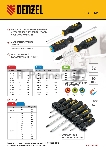 Отвертка Denzel PH1х75 мм, S2, 3к рукоятка