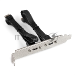 Планка портов в корпус 2xType-C SuperSpeed+ ExeGate BrctUSB32E-2C (USB3.2 Gen2 2xType-E 20Pin Male --> 2xType-C USB 3.2 Gen 2, SuperSpeed+ скорость до 10 Гбит/с, кабель 30см)