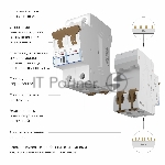 Автоматический выключатель Werkel 2P 50 A C 6 кА W902P506
