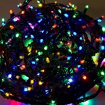 Гирлянда Neon-night "Твинкл Лайт" 20 м, черный каучук, 240 диодов, цвет мультиколор