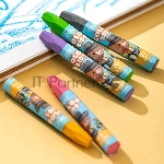 Масляная пастель Deli EC20124 Color Emotion шестигранные 24 цвета, пластиковая коробка, вид 3