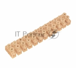 Клеммная колодка винтовая KВ-4 (1,5-4 мм²), ток 3 A, пoлиэтилен белый (ЗВИ) Rexant
