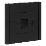 Розетка компьютерная RJ45 кат.6 IEK FORTE&PIANO FP131 черный
