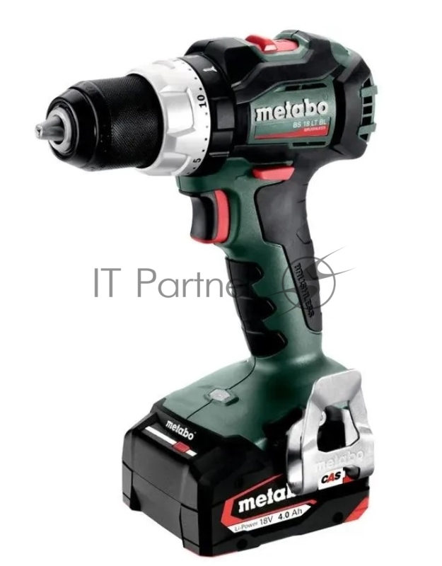 Дрель-шуруповерт Metabo BS 18 LT BL, 18 В, 2 Ач, 60 Нм, щеточный