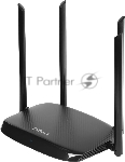 Роутер беспроводной Digma DWR-AC1201 AC1200 10/100BASE-TX черный (упак.:1шт)
