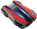 Внешний жесткий диск 2.5"; 1TB ADATA HD770G [AHD770G-1TU32G1-CRD] USB 3.2 Gen 1, RGB, Military-grade shock-resistance, Protect Water and Dust IP68, Gaming Stockpile, Red, RTL {20} (772233)