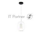 Подвесной светильник Ambrella light LH11121 BK/WH/CL черный/белый/прозрачный E27 max 60W D175*310