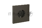 Розетка СП FORTE&PIANO FP313 16А с заземл. защ. шторки безвинт. крепл. сер. IEK FP-R14-16-1-K03