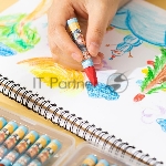 Масляная пастель Deli EC20124 Color Emotion шестигранные 24 цвета, пластиковая коробка, вид 2