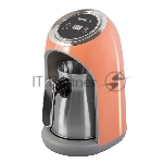 Кофеварка-турка Endever Costa-1019 электрическая, цвет оранжевый/стальной, мощность 600 Вт, объем 0,3 л,16 шт/уп.