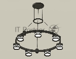 Светильник Ambrella light XR92051603/7 SBK/FR черный песок/белый матовый GX53 (A9205, C9238, N8478)