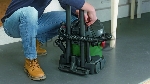 Строительный пылесос Bosch UniversalVac15 зеленый, 1000 Вт, уборка сухая/влажная, пылесборник контейнер, 15 л, вид 13