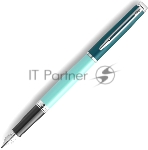 Ручка перьевая Waterman Hemisphere Colour Blocking (2190122) Green CT сталь нержавеющая F подар.кор.