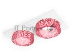 Комплект встраиваемого светильника Ambrella light XC6525042 SWH/PI белый песок/розовый MR16 GU5.3 (C6525, N6152)