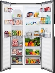 Холодильник Weissgauff WSBS 550 Built-in NoFrost Inverter черный двухкамерный 325/190л морозилка сбоку, No Frost, Side by Side, вид 14