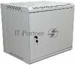 Настенный шкаф RexantPRO 19" 6U 600×450×370 мм (ШxГxВ) - передняя дверь металл, боковые стенки съемные (разобранный), RAL 7035