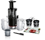 Соковыжималка Bosch MESM731M черный, шнековая вертикальная, 150 Вт, 1000 мл, электронное, реверс, вид 11