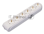 Колодка удлинителя 6-м с заземл. защ. шторки Makel N6210000