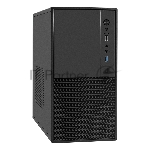 Компьютерный корпус Minitower ExeGate BAA-308MUC-AAA350 (mATX, БП AAA350 с вент. 8см, 1хUSB+1хUSB 3.0+1хTypeC, HD Audio, черный)
