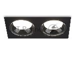 Светильник Ambrella light TN52344/2 SBK/GBK черный песок/черный глянец GX53 max 12W 220*115*25