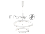 Подвесной светодиодный светильник Ambrella light FL5884/2 WH белый 45W 3000K/4200K/6400K D600/400*1200 (без ПДУ)