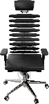 Кресло руководителя эргономичное Метта Equalizer L2-47D черный сиденье черный экокожа с подголов. крестов.5-луч. металл хром, вид 10