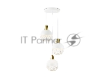 Светильник Ambrella light TR8503/3 WH/CP белый/медь E27/3 max 60W D410*1000