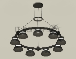 Светильник Ambrella light XR92051701/9 SBK/FR черный песок/белый матовый GX53 (A9205, C9242, N8141)