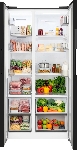 Холодильник Weissgauff WSBS 550 Built-in NoFrost Inverter черный двухкамерный 325/190л морозилка сбоку, No Frost, Side by Side, вид 13