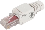 Коннектор Lanmaster LAN-TMP-S6 полевой RJ45 кат.6 STP бел. (упак.:1шт)