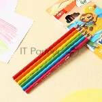 Карандаши цветные Deli ColoRun EC00110 трехгранные пластик 18 цветов, коробка с европодвесом, вид 2