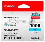 Картридж струйный Canon PFI-1000 PC фото голубой (80 мл.) для Canon IJ SFP PRO-1000 WFG