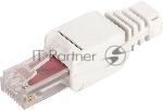 Коннектор Lanmaster LAN-TMP-S6A полевой RJ45 кат.6A STP бел. (упак.:1шт)