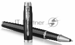 Ручка роллер Parker IM Core T321 (1931658) Black CT F черные чернила подар.кор.