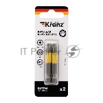 Бита для шуруповерта Kranz Torx T30х50 мм (2 шт./уп.)