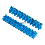 Клеммная винтовая колодка KВ-35 10-35, ток 80 A, полиэтилен синий Rexant (10 шт./уп.)