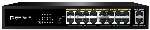 Коммутатор Netis ST118GHPDI-2G-130 16x100Мбит/с 2x1Гбит/с 16PoE 130W неуправляемый