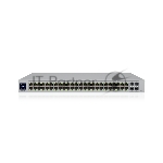 Коммутатор Ubiquiti UniFi Switch Pro 48 PoE, 40×1 Гбит/с PoE+ + 8×1 Гбит/с PoE++ + 4×10 Гбит/с SFP+ Uplink, управляемый, вид 16