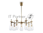 Люстра Ambrella light LH53306/7 BS/CL латунь/прозрачный E14*7 max 40W D770*925