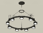 Светильник Ambrella light XR92051800/9 SBK/PBK черный песок/черный полированный GX53 (A9205, C9242, N8113)