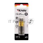 Бита для шуруповерта Kranz Torx T27х50 мм (2 шт./уп.)