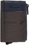 Кошелек Piquadro Harper PP5585APR/BLUTM синий/коричневый натур.кожа